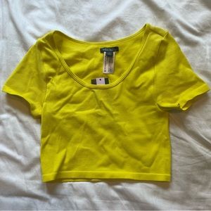 NWT Bright Yellow Target Short Sleeve Shirt